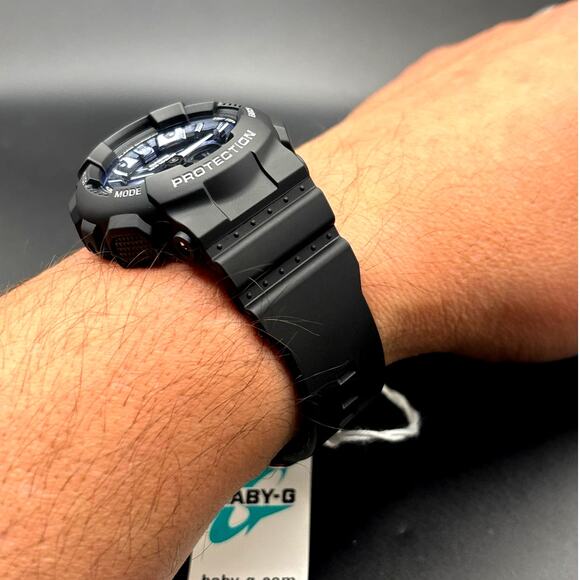 Casio Baby-G BA130-1A2 Metallic Blue Black Analog Digital Women\'s 43MM Watch NIB main image 5